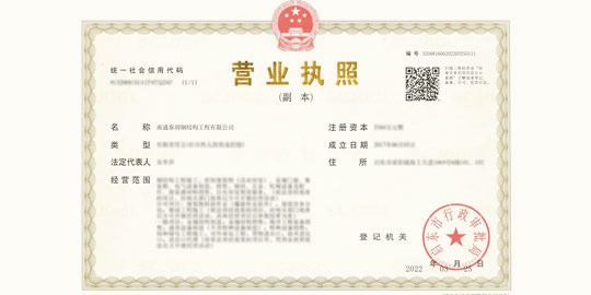 The business license